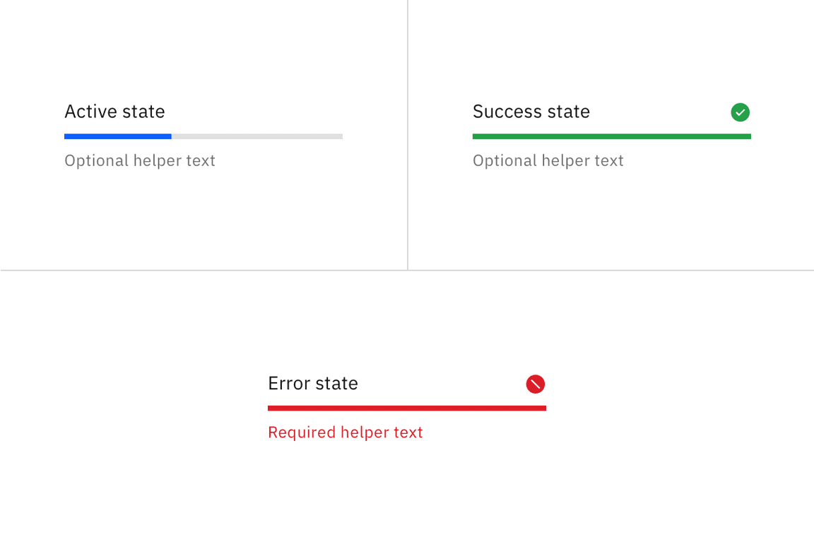 Progress bar status colors